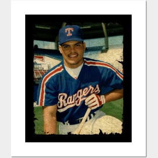 Pudge Rodriguez in Texas Rangers Posters and Art